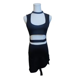 SHEIN Black Elegant Dress